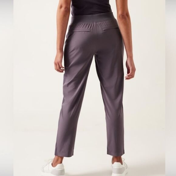 Athleta Brooklyn Ankle Pant Pantalon Cheville‎  (Purple) Size 2 NWT - Picture 2 of 8